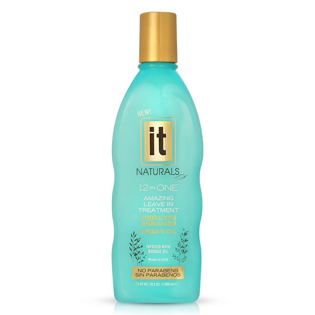 IT Naturals 12-IN-ONE Leave In Treatment Keratin - 10.2oz